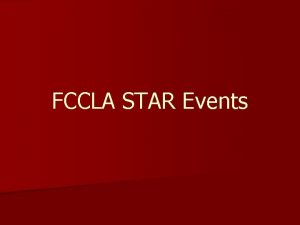 What does star events stand for