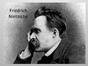 Friedrich Nietzsche Draw a Tchart like this one