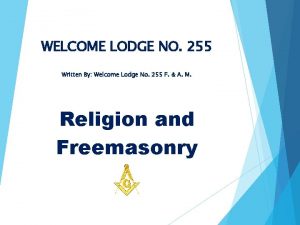 Welcome lodge 255