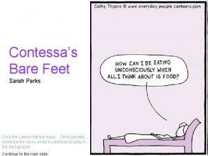 Bare feet cartoon