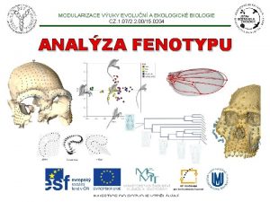 MODULARIZACE VUKY EVOLUN A EKOLOGICK BIOLOGIE CZ 1