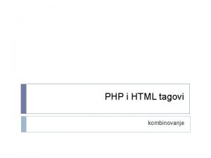 Html tagovi