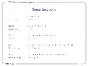 Cosc function