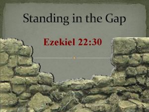 Ezekiel 22 30