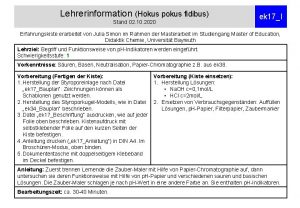 Lehrerinformation Hokus pokus fidibus Stand 02 10 2020