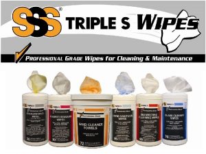 Triple S Wipes Program Product Information Professional Grade