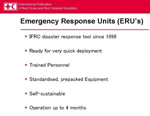 Emergency response tool Emergency response tool