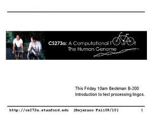 This Friday 10 am Beckman B200 Introduction to