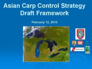 Asian Carp Control Strategy Draft Framework February 12