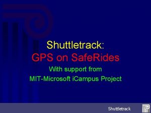 Mit safe ride