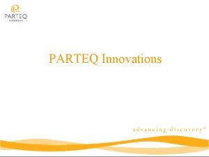 Parteq innovations