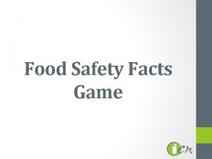 Food Safety Facts Game Splish Splash Parting Ways