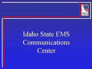 Idaho state communications