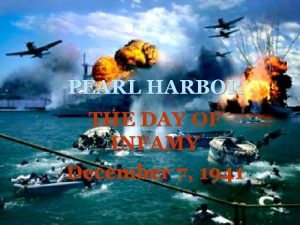 Causes of pearl harbor