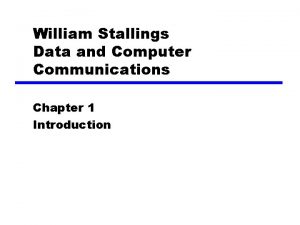 Simplified data communication model