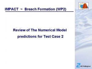 IMPACT Breach Formation WP 2 Review of The