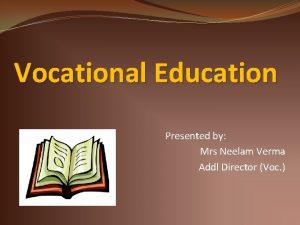 Importance of vocational education