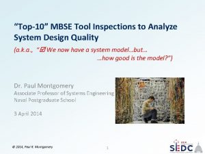 Mbse tools