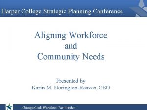 Workforce planning conference