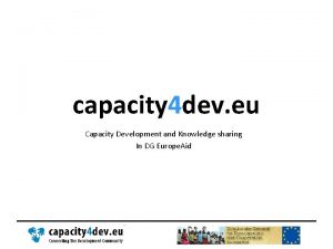 Capacity4dev