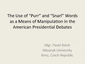 Snarl words examples