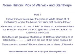Some Historic Pics of Warwick and Stanthorpe Part