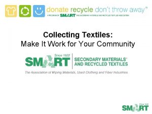 Textile recycling Textile recycling