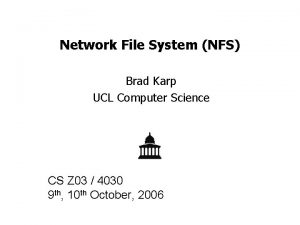 Nfs computer science