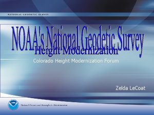 Colorado Height Modernization Forum Zelda Le Coat A