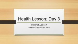 Chapter 25 lesson 1 health