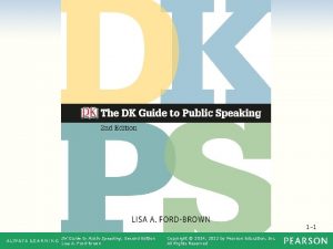 Dk guide to public speaking 2nd edition Dk guide to public speaking 2nd edition