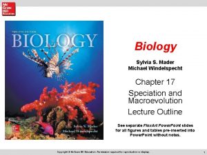 Biology Sylvia S Mader Michael Windelspecht Chapter 17