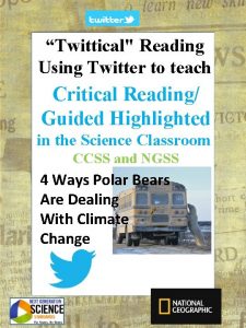 Twittical Reading Using Twitter to teach Critical Reading