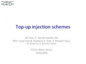 Top up injection