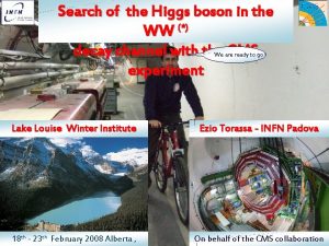 Search of the Higgs boson in the WW