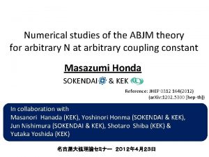 Numerical studies of the ABJM theory for arbitrary