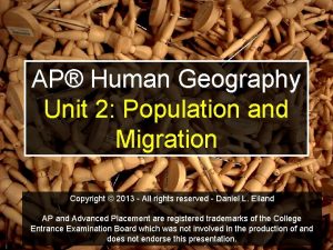 Ap human geography unit 2