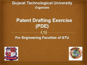 Patent drafting exercise