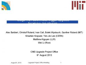 Stage1 L 1 calorimeter trigger upgrade for HeavyIon