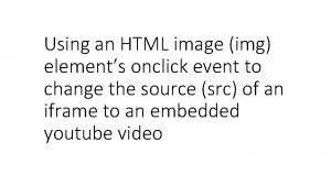 Html image onclick