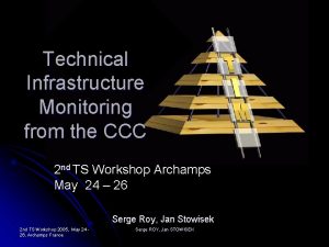 Technical Infrastructure Monitoring from the CCC 2 nd
