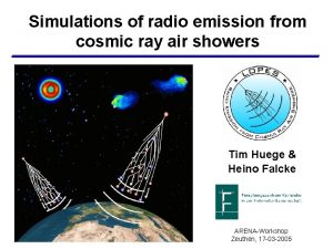 Simulations of radio emission from cosmic ray air