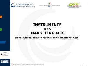 Kommunikationspolitik instrumente