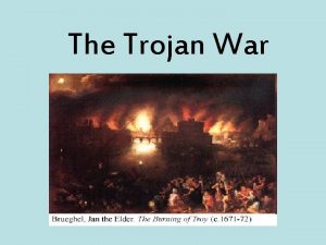 Elder trojan prince Elder trojan prince