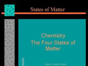 Example of plasma state of matter