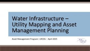 Utility asset mapping