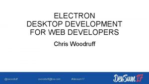 Electron web development services