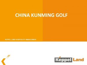 Kunming golf package