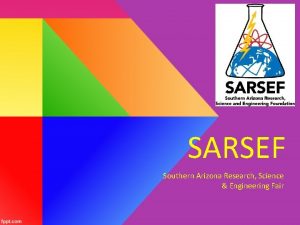 Sarsef science fair