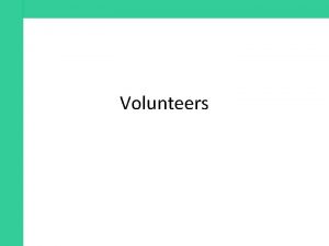 Volunteer work meaning